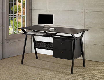 Casual Black Computer Desk