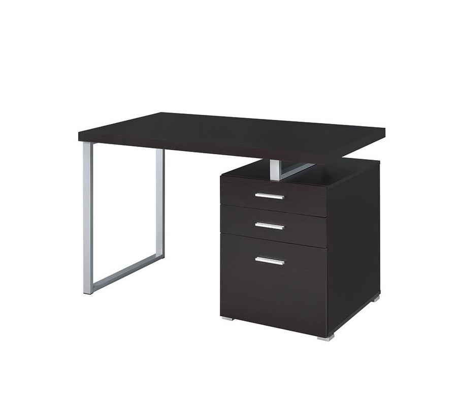 Contemporary Cappuccino Writing Desk