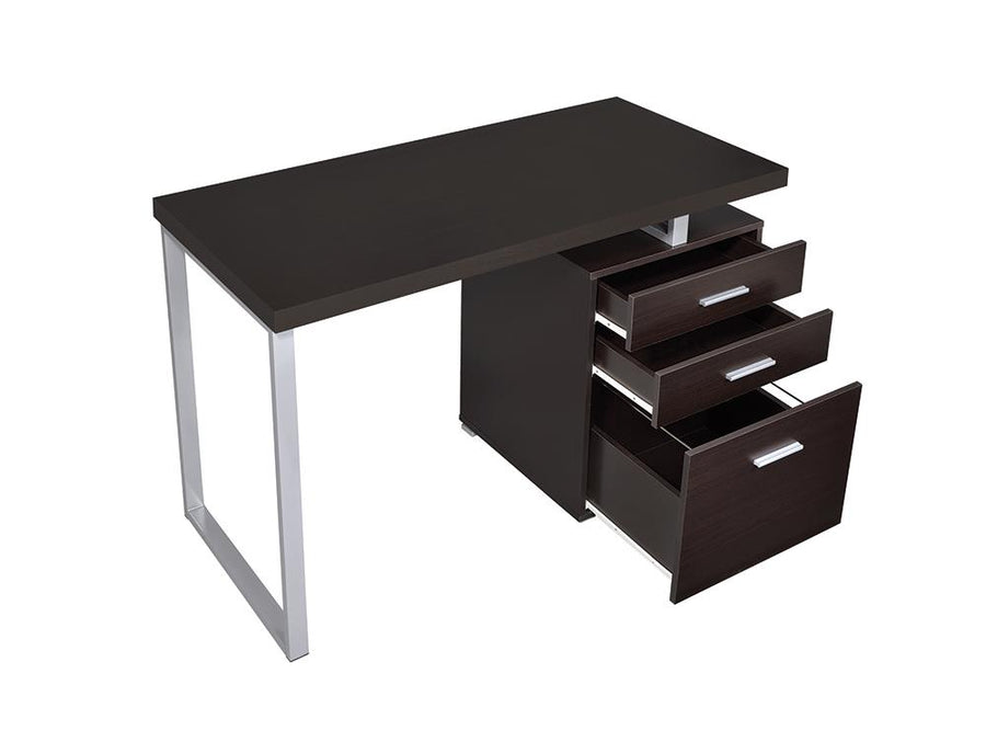 Contemporary Cappuccino Writing Desk