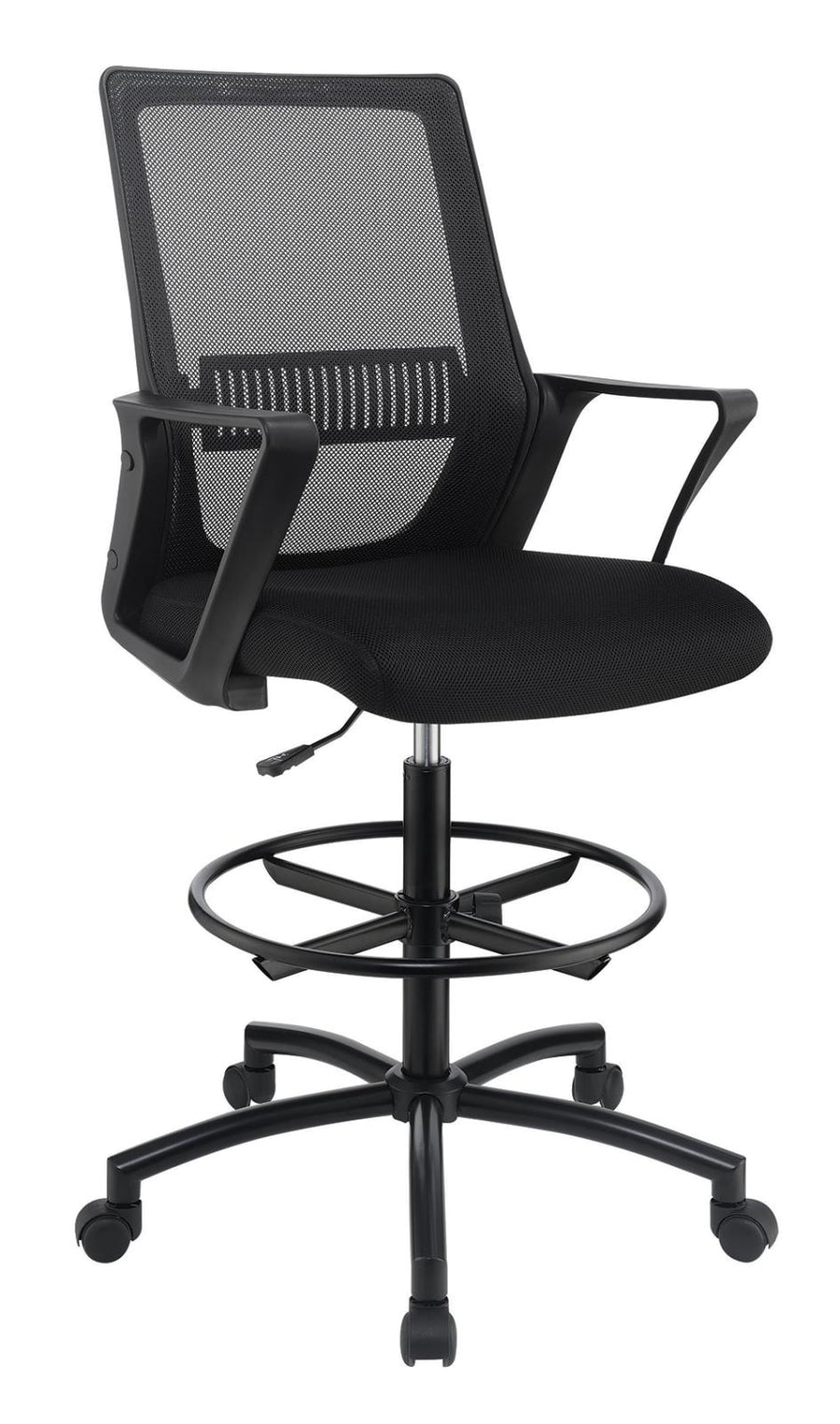 Contemporary Black Tall Office Chair