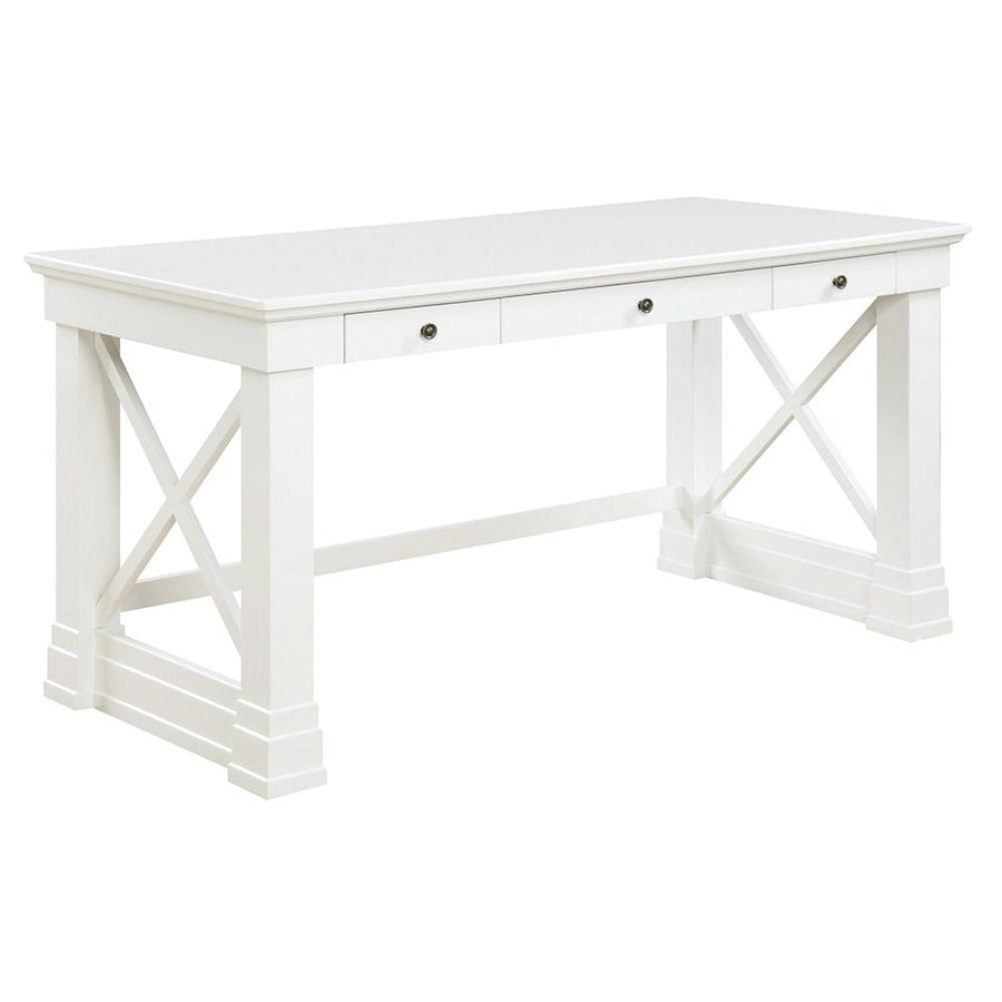 Johansson Transitional Antique White Writing Desk