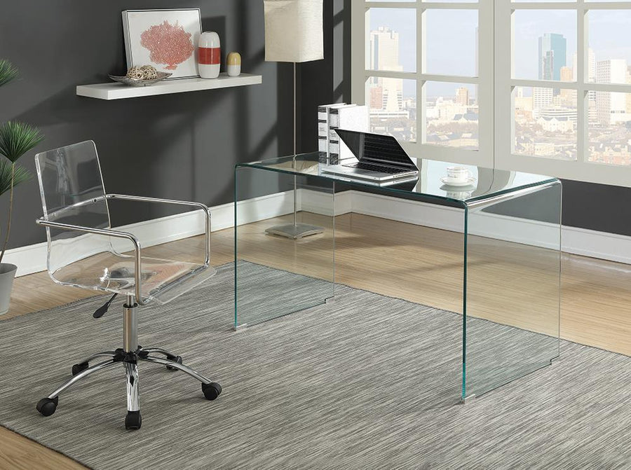 Contemporary Clear Acrylic Office Chair