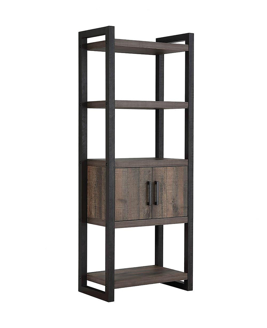 Luke Weathered Oak Bookcase