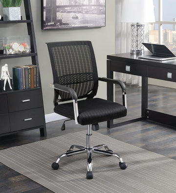 Contemporary Black Mesh Back Office Chair