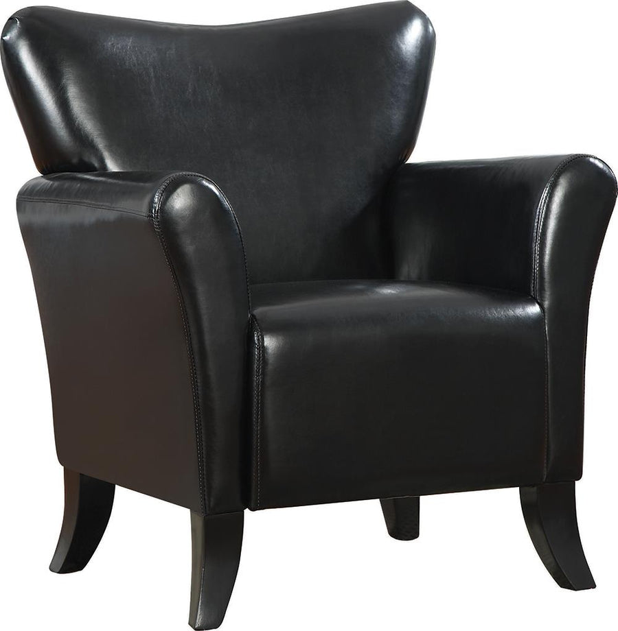 Casual Black Accent Chair