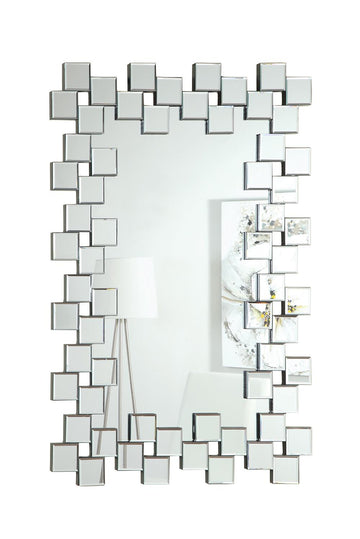 Contemporary Frameless Clear Mirror