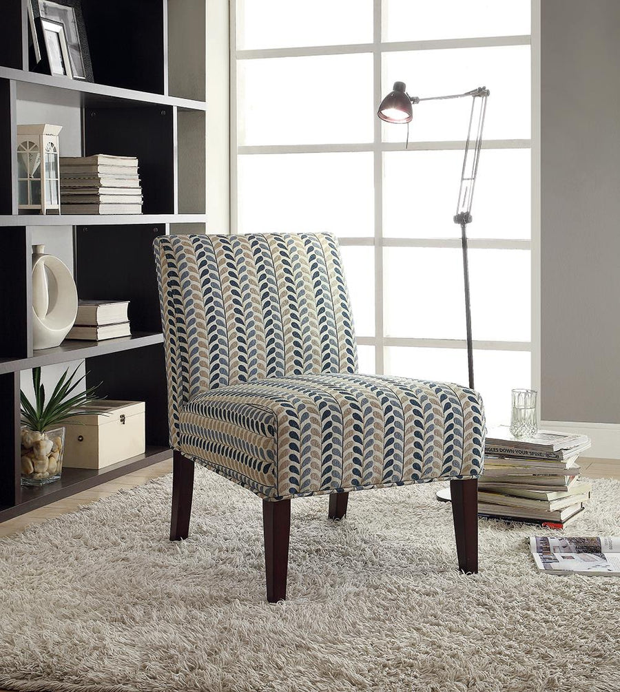 Transitional Multi-Color Accent Chair