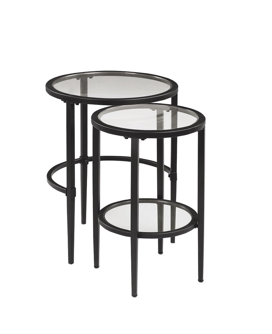 Matte Black Nesting Table