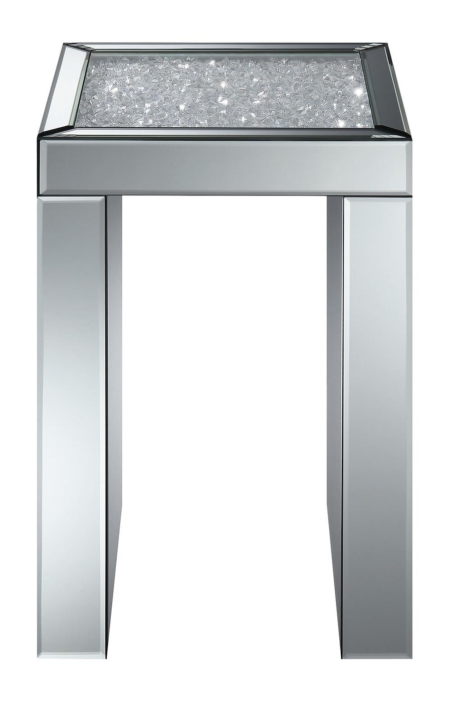 Contemporary Mirrored Side Table