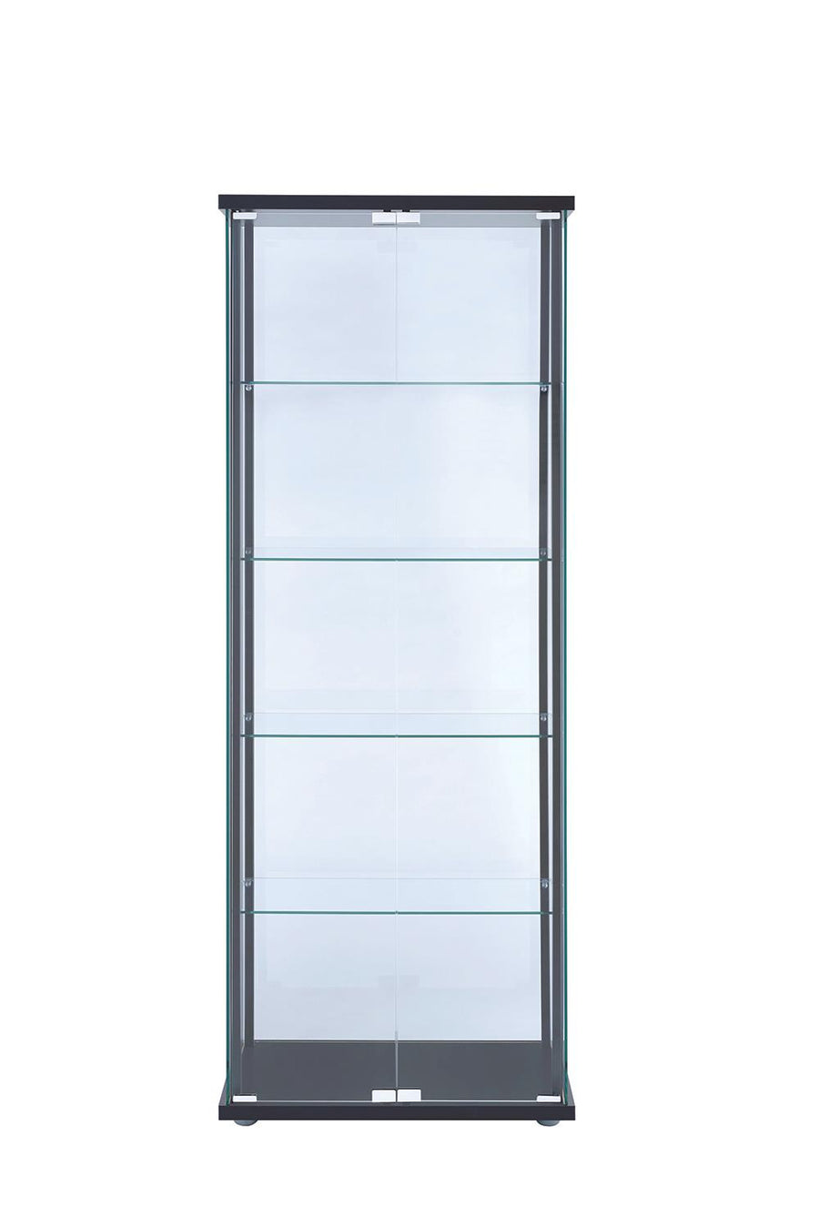 Contemporary Black Curio Cabinet