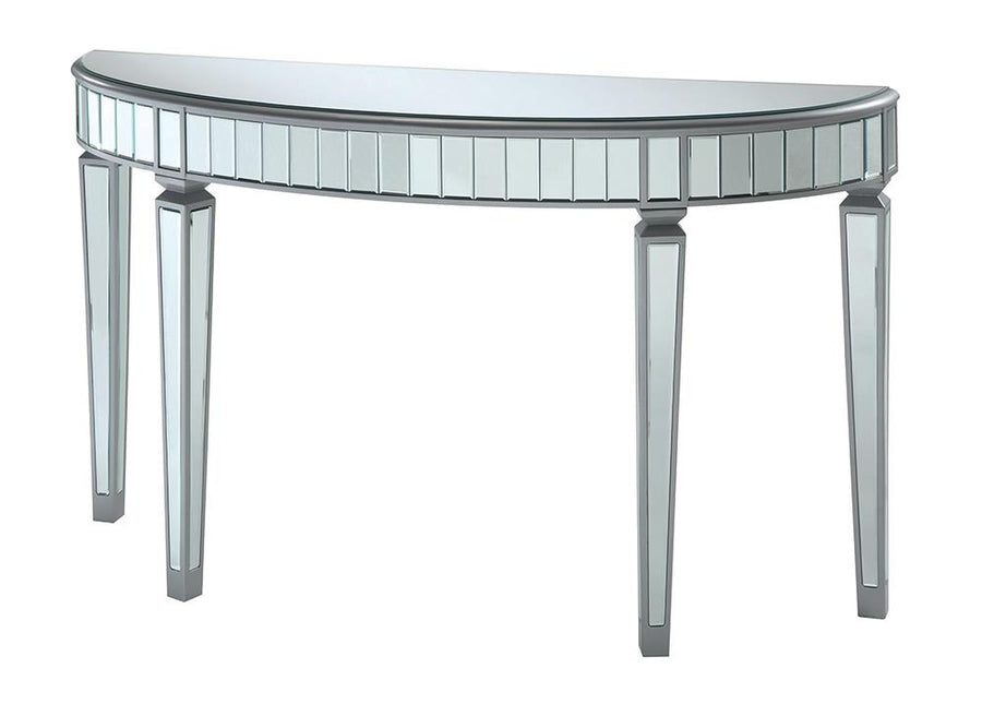 Contemporary Mirrored Console Table