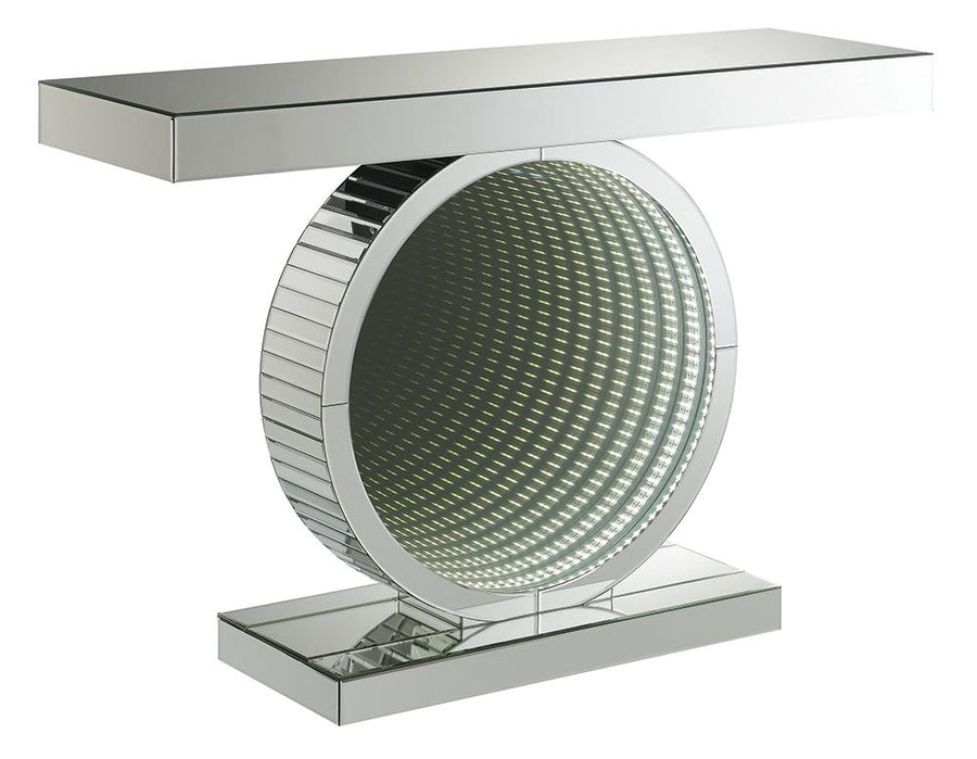 Contemporary Silver Console Table