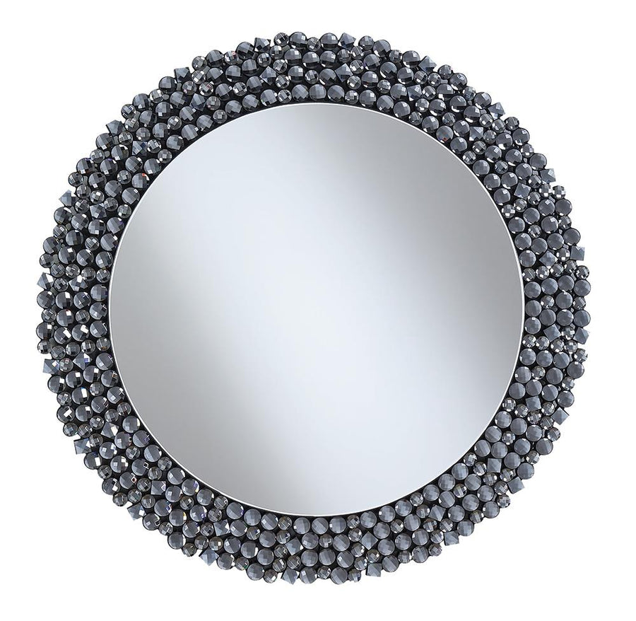 Contemporary Silver Wall Mirror